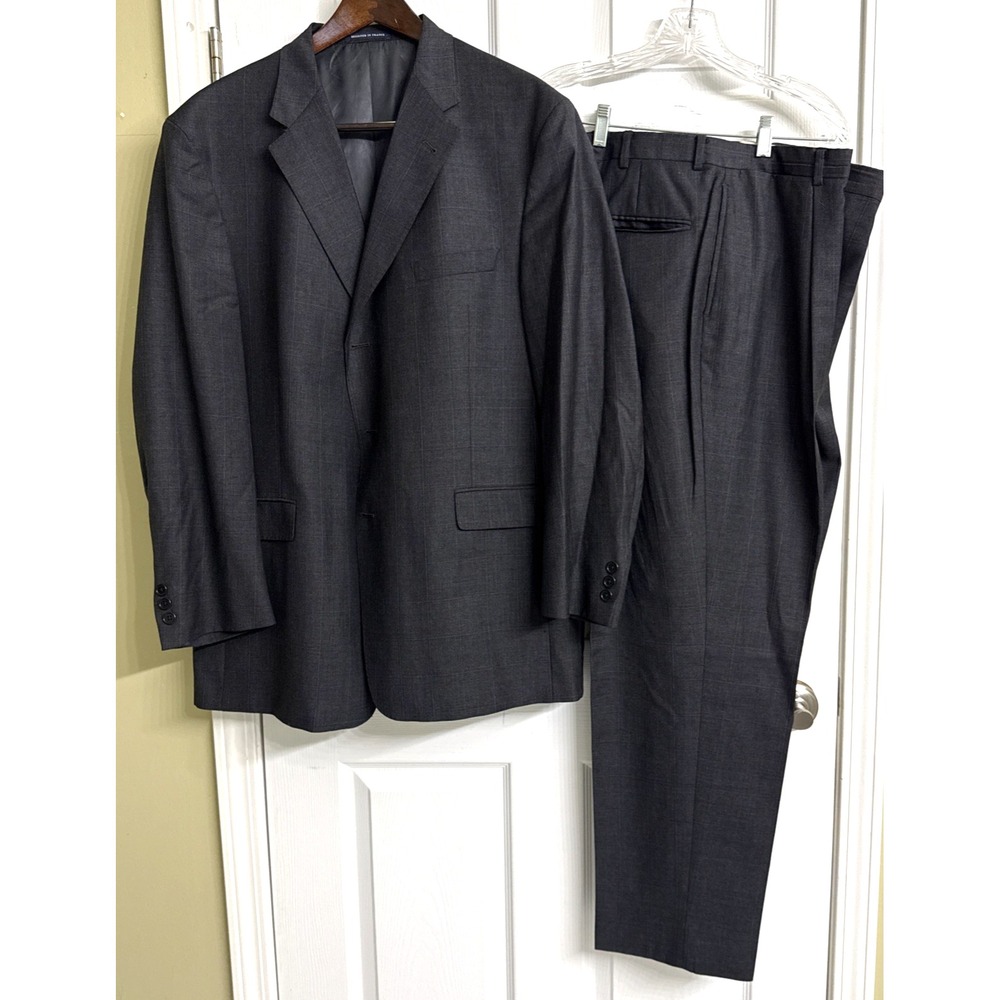 Daniel Cremieux Dark Gray 2 piece suit Men's Suit size 48R - Picture 7 of 16